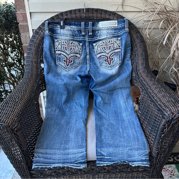 Rock Revival Denim - Rock Revival Nuri Easy Stretch Capri Jean 34x25